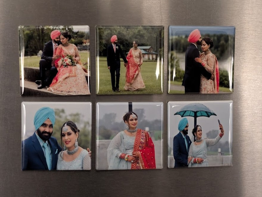 2x2 Square Photo Magnets