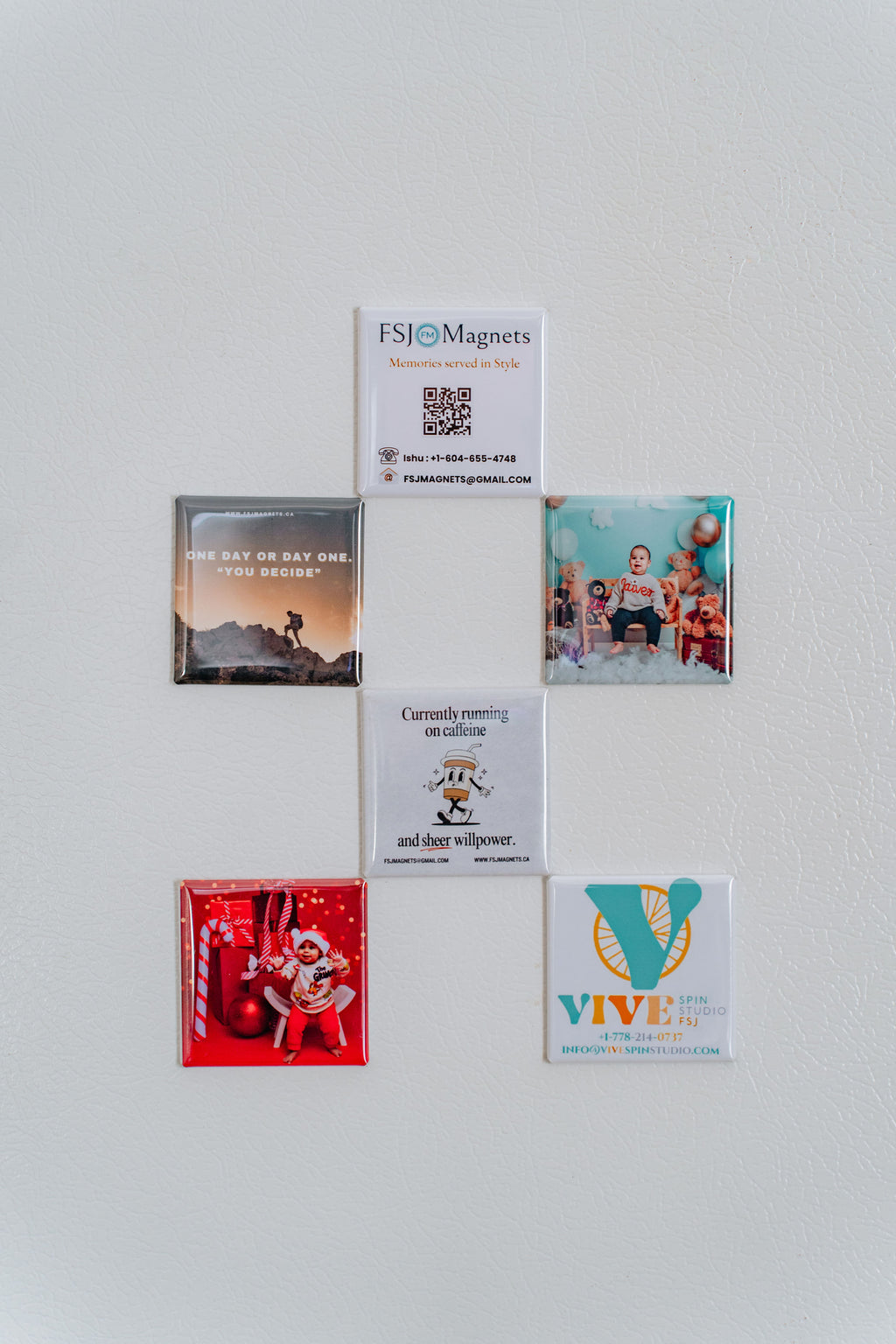Square Photo Magnets — 2" x 2"