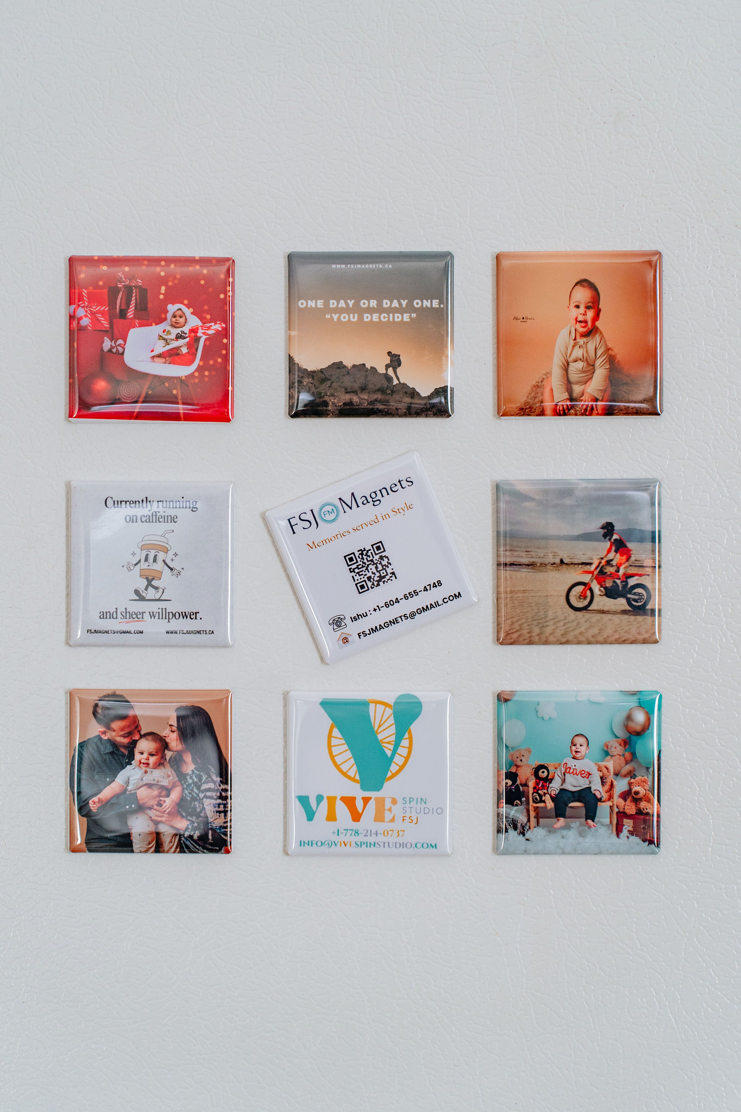 Square Photo Magnets — 2" x 2"