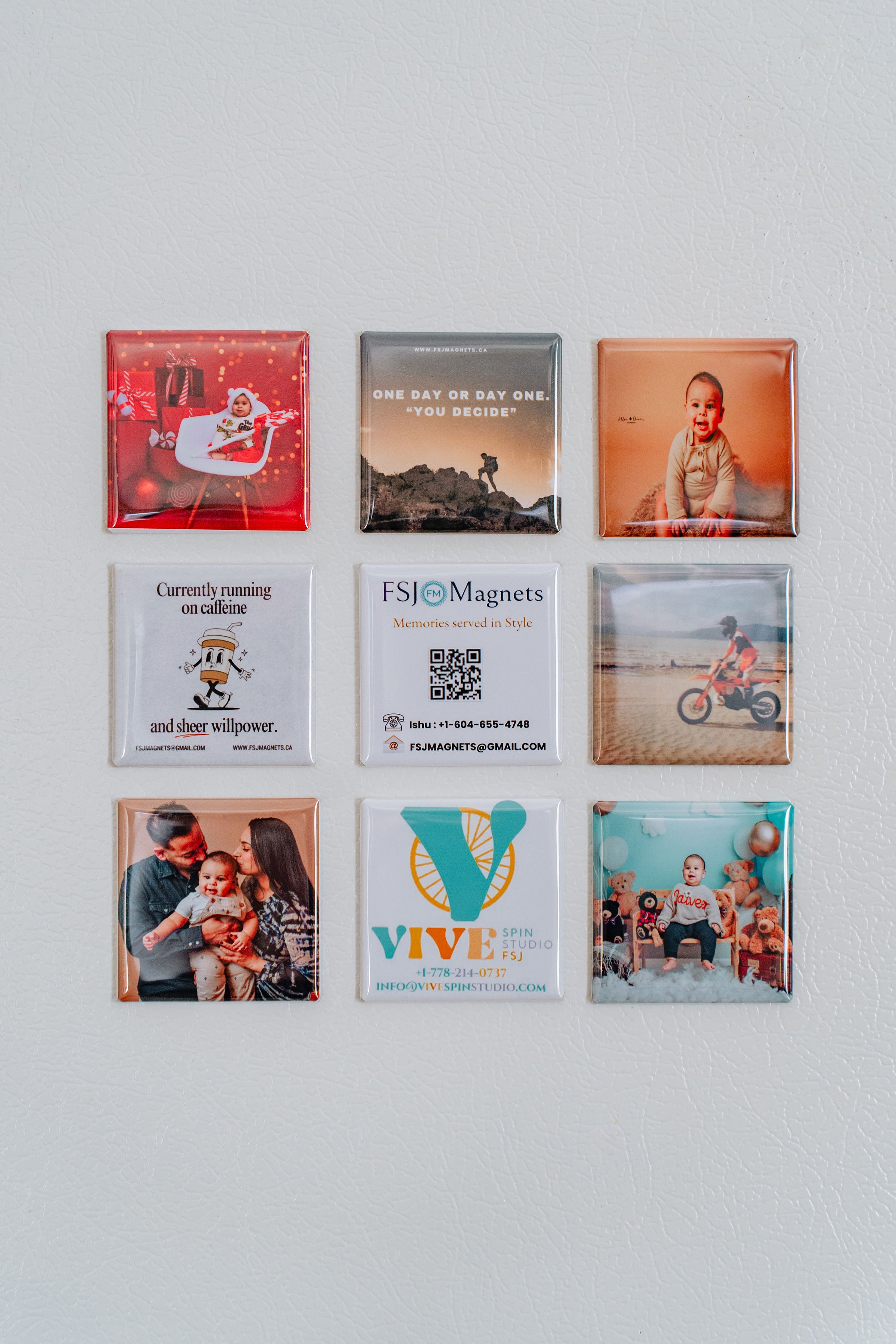 Square Photo Magnets — 2" x 2"