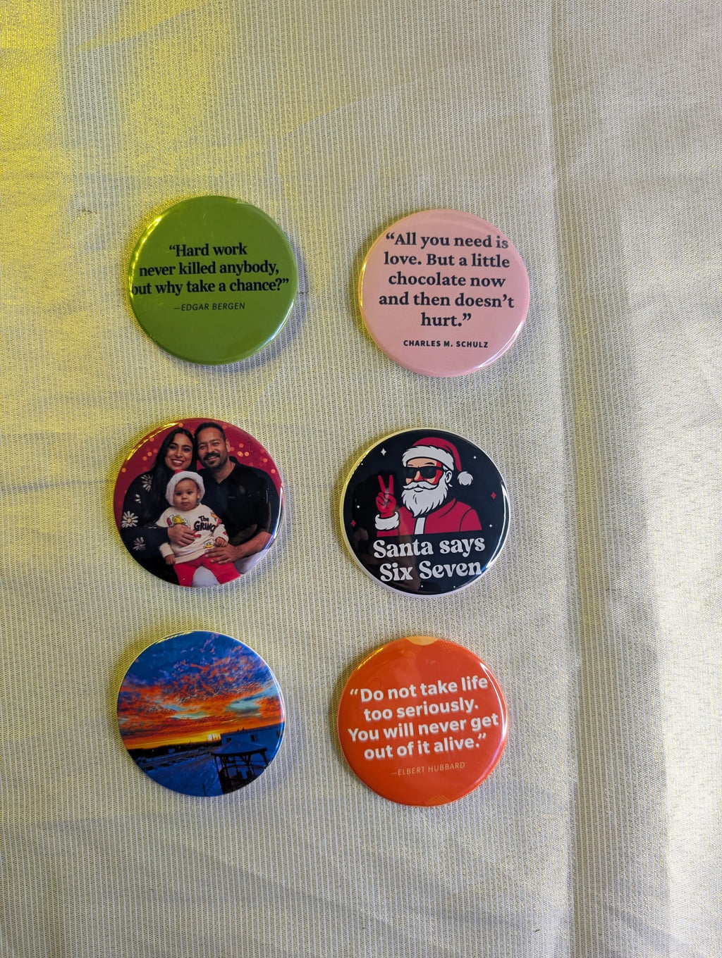 Round Magnets or Pins — 2.25"